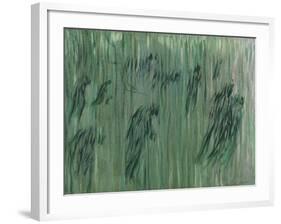 Those Who Stay or Study for "States of Mind" or "Those Who Stay" or States of Mind (I)-Umberto Boccioni-Framed Giclee Print