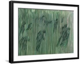 Those Who Stay or Study for "States of Mind" or "Those Who Stay" or States of Mind (I)-Umberto Boccioni-Framed Giclee Print