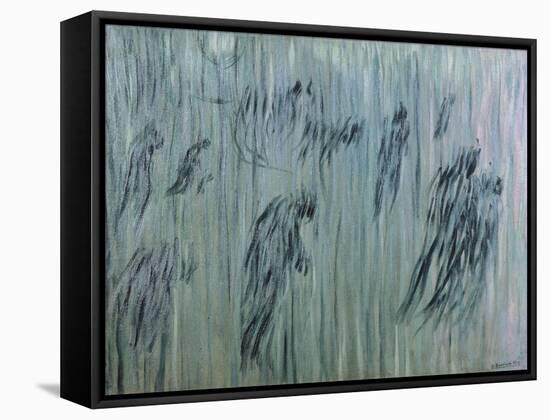 Those Who Stay-Umberto Boccioni-Framed Stretched Canvas