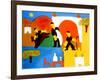 Those wonderful men; 1998, (oil on linen)-Cristina Rodriguez-Framed Giclee Print