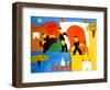 Those wonderful men; 1998, (oil on linen)-Cristina Rodriguez-Framed Giclee Print