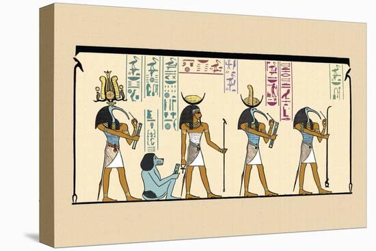 Thoth, Lord of Writing-J. Gardner Wilkinson-Stretched Canvas