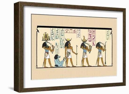 Thoth, Lord of Writing-J. Gardner Wilkinson-Framed Art Print