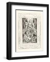 Thou Hast Fulfilled the Judgment of the Wicked, 1825-William Blake-Framed Giclee Print