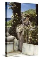 Thou Rose Of All Roses-Sir Lawrence Alma-Tadema-Stretched Canvas