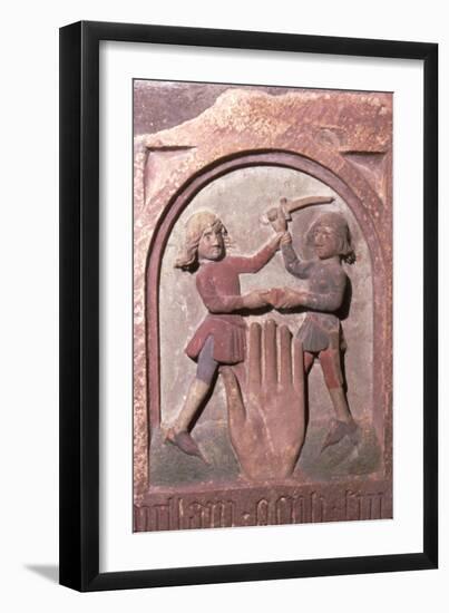 'Thou shall not kill', The Ten Commandments, c20th century-Unknown-Framed Premium Giclee Print