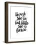 Though She Be But Little-Brett Wilson-Framed Art Print