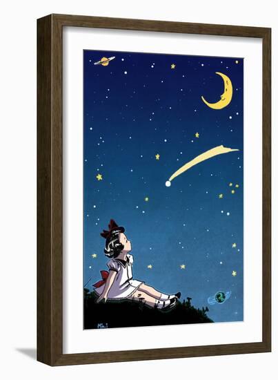 Thought - Jack & Jill-Miri Troop-Framed Giclee Print