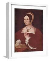 Thought to be 'Margaret Tudor', c1528 (c1924)-Jan Gossaert-Framed Giclee Print