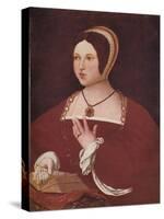 Thought to be 'Margaret Tudor', c1528 (c1924)-Jan Gossaert-Stretched Canvas