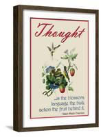 Thought-null-Framed Art Print