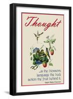 Thought-null-Framed Art Print