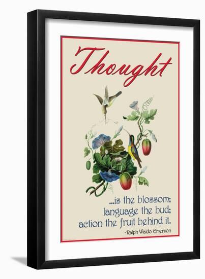 Thought-null-Framed Art Print