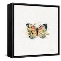 Thoughtful Butterflies II-Katie Pertiet-Framed Stretched Canvas