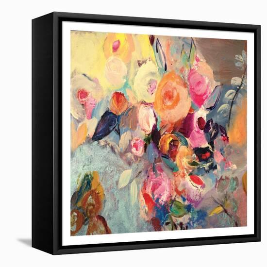 Thoughtful Flowers-Daisy D-Framed Stretched Canvas