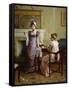 Thoughtful Moments-Charles Haigh-Wood-Framed Stretched Canvas