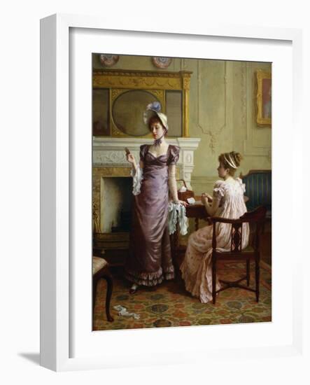 Thoughtful Moments-Charles Haigh-Wood-Framed Giclee Print