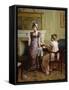 Thoughtful Moments-Charles Haigh-Wood-Framed Stretched Canvas