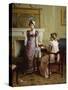 Thoughtful Moments-Charles Haigh-Wood-Stretched Canvas