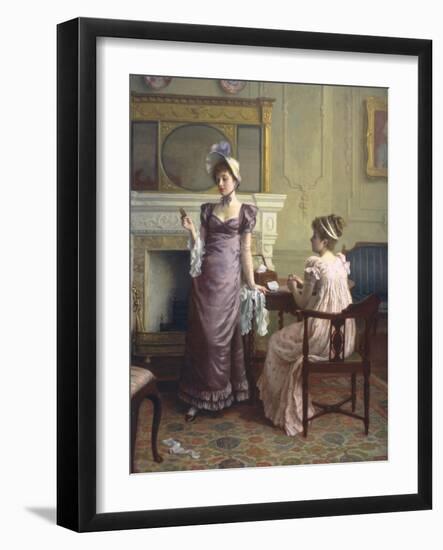 Thoughtful Moments-Charles Haigh-Wood-Framed Giclee Print