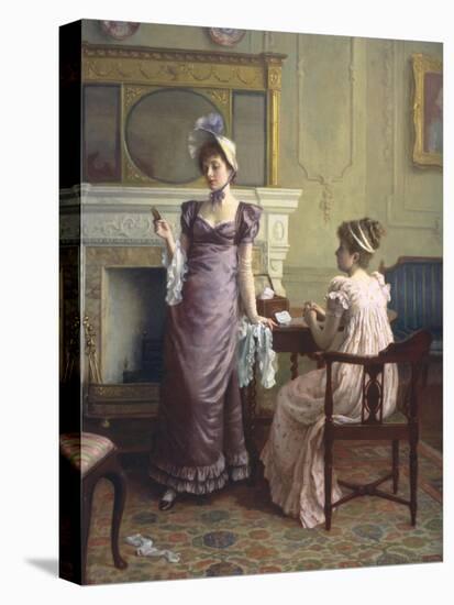 Thoughtful Moments-Charles Haigh-Wood-Stretched Canvas