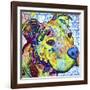 Thoughtful Pit Bull This Years Love 2013 Part 2-Dean Russo-Framed Giclee Print