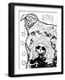 Thoughtful Pitbull CB 1-Dean Russo-Framed Giclee Print