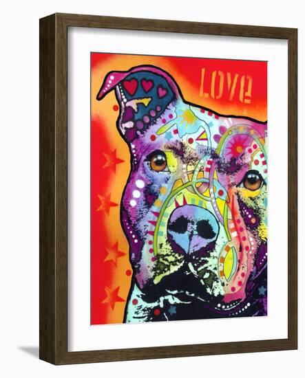 Thoughtful Pitbull-Dean Russo-Framed Giclee Print