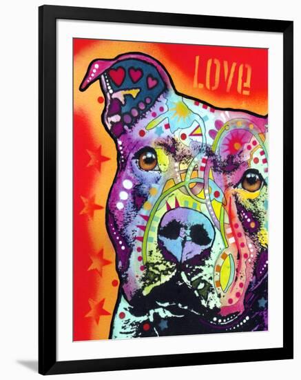 Thoughtful Pitbull-Dean Russo-Framed Giclee Print