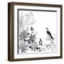 Thoughtful Wattlebird-Trudy Rice-Framed Art Print