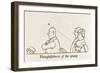 Thoughtfulness of Young-William Heath Robinson-Framed Art Print