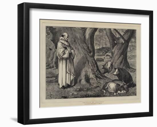 Thoughts of Christmas-Henry Stacey Marks-Framed Giclee Print