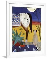 Thoughts on a Desert Moon-Jan Panico-Framed Giclee Print