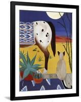 Thoughts on a Desert Moon-Jan Panico-Framed Giclee Print