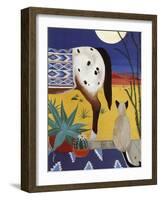 Thoughts on a Desert Moon-Jan Panico-Framed Giclee Print