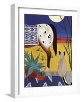 Thoughts on a Desert Moon-Jan Panico-Framed Giclee Print