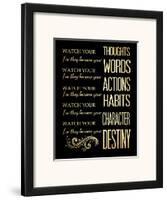 Thoughts-null-Framed Art Print