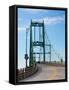 Thousand Islands international bridge in Ontario, Canada-null-Framed Stretched Canvas