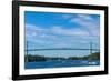 Thousand Islands international bridge in Ontario, Canada-null-Framed Photographic Print