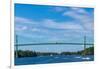 Thousand Islands international bridge in Ontario, Canada-null-Framed Photographic Print