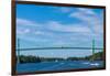 Thousand Islands international bridge in Ontario, Canada-null-Framed Photographic Print