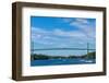 Thousand Islands international bridge in Ontario, Canada-null-Framed Photographic Print