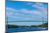 Thousand Islands international bridge in Ontario, Canada-null-Mounted Photographic Print