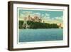 Thousand Islands, New York - View of Boldt Castle-Lantern Press-Framed Art Print