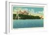 Thousand Islands, New York - View of Boldt Castle-Lantern Press-Framed Art Print