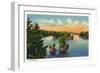 Thousand Islands, New York - View of Lost Channel-Lantern Press-Framed Art Print