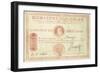 Thousand Livre Banknote with a Picture of Louis XVI-null-Framed Giclee Print