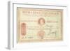 Thousand Livre Banknote with a Picture of Louis XVI-null-Framed Giclee Print
