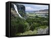 Thousand Springs, Snake River, Idaho, USA-Charles Gurche-Framed Stretched Canvas