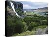 Thousand Springs, Snake River, Idaho, USA-Charles Gurche-Stretched Canvas